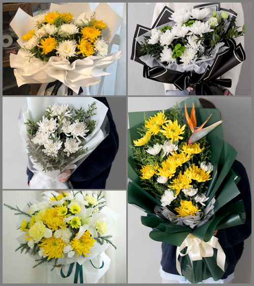 广东肇庆市四会市贞山街道白事花束代送